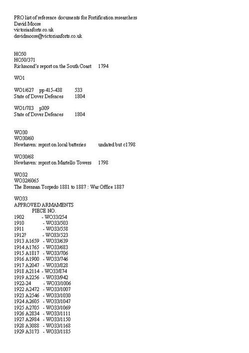 Public Records Office References for Researchers